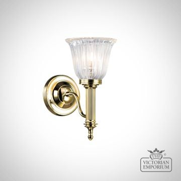 Bathroom Wall Light - Carol 1 In Polished Brass