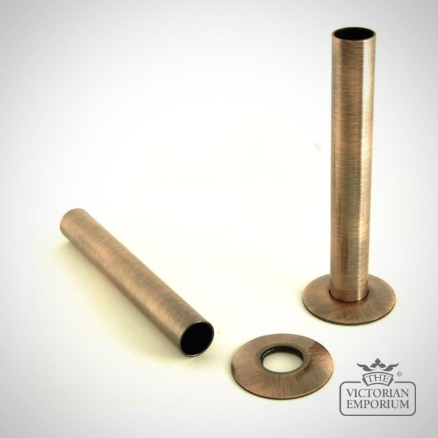 Pipe Sleeve Floor Plate Kit Antique Copper