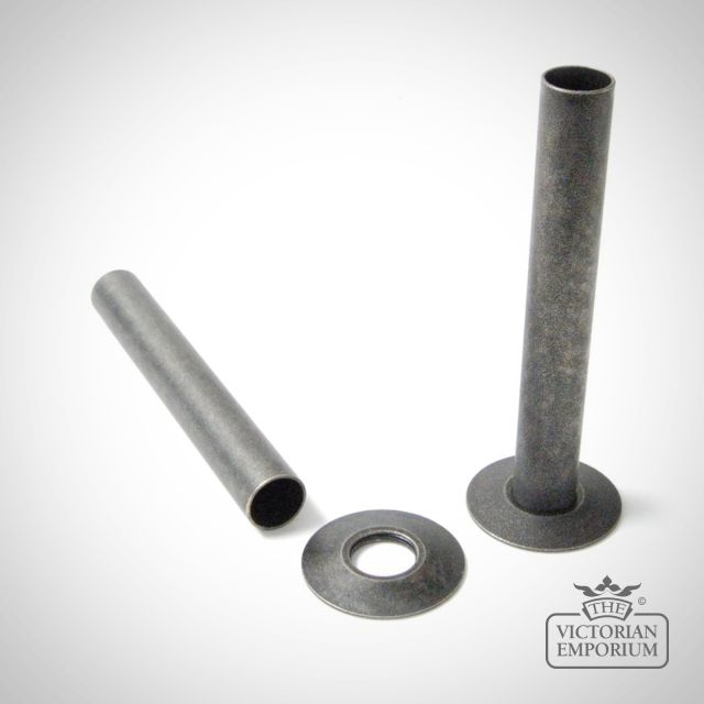 Pipe Sleeve Floor Plate Kit Old English Pewter