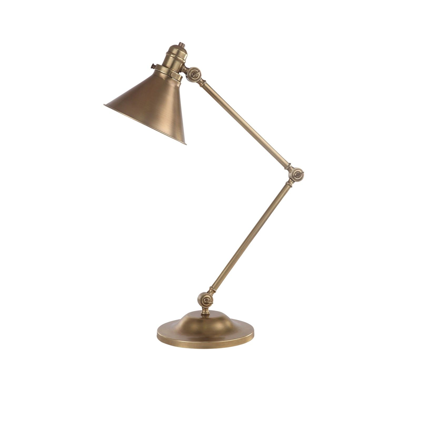 Provence table lamp in Aged Brass