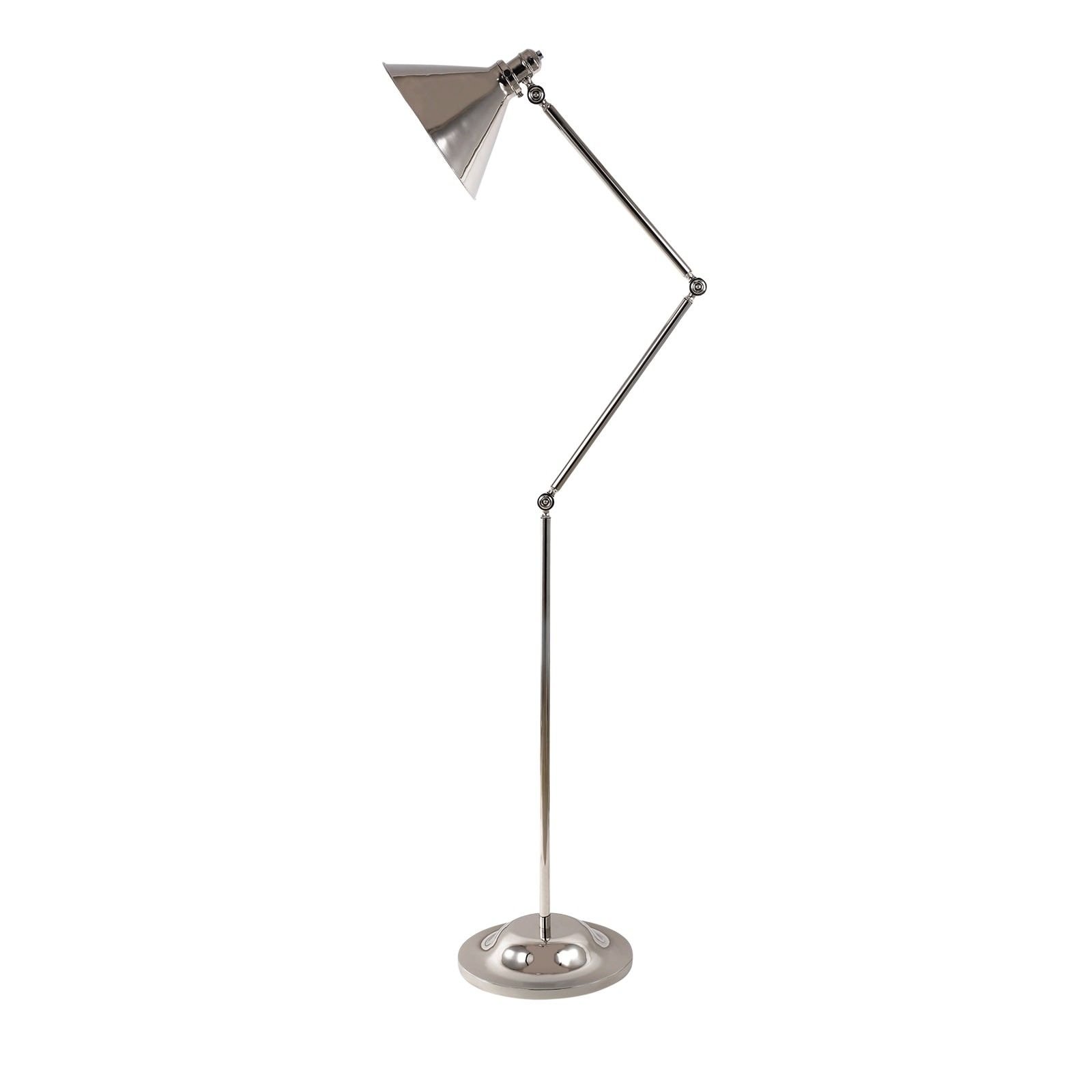 Provence floor lamp in Polished Nickel