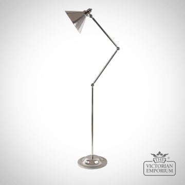 Provence Floor Lamp In Polished Nickel