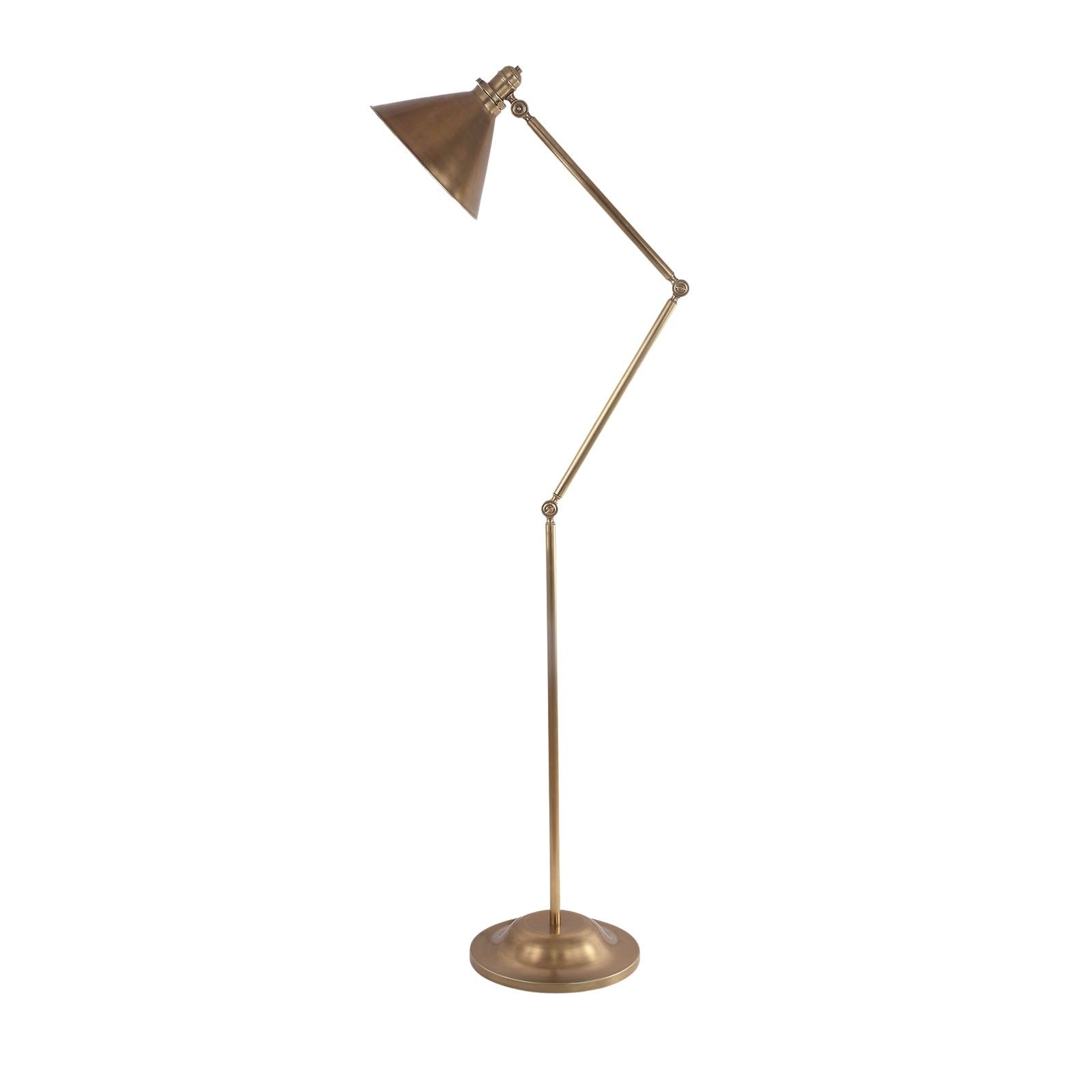 Provence floor lamp in Aged Brass