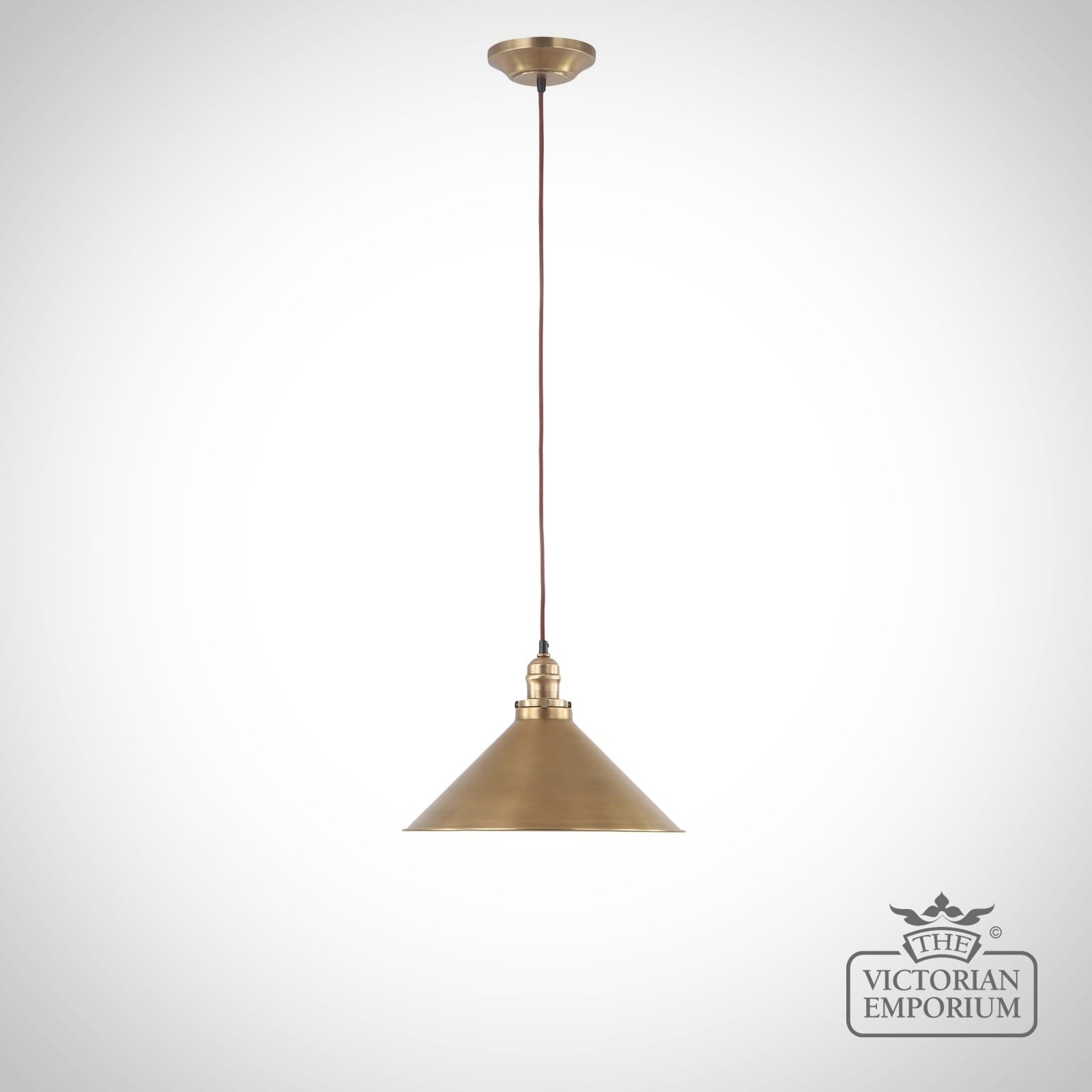 Provence Pendant Light In Aged Brass