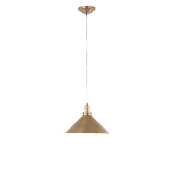 Provence pendant light in Aged Brass