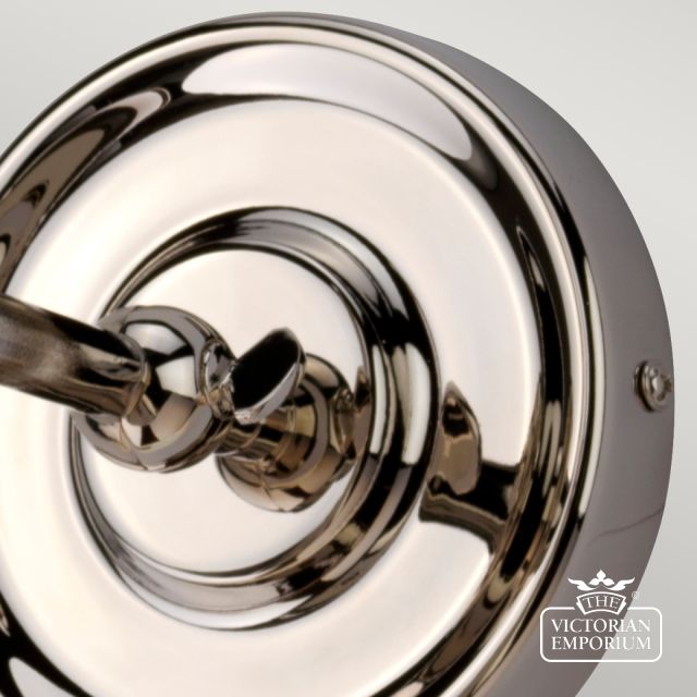 Provence Wall Light In Polished Nickel Pv1 Pn Detail1