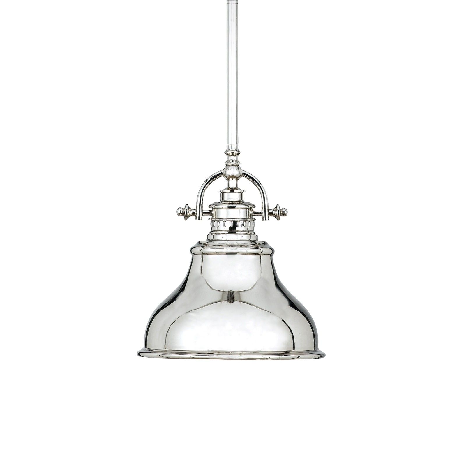 Emerey single mini pendant light in Silver
