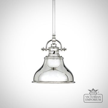 Emerey Single Mini Pendant Light In Silver