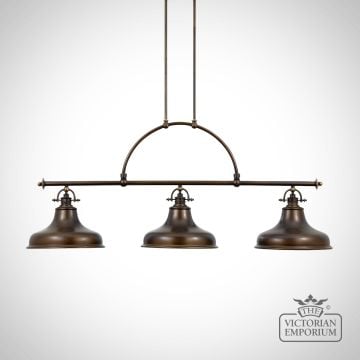 Emerey triple island light in Palladin Bronze