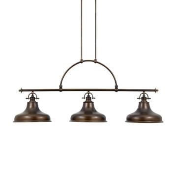 Emerey triple island light in Palladin Bronze
