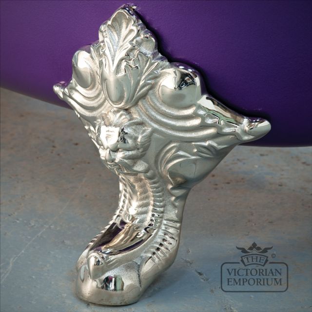 Bath Bathtub Rolltop Freestanding Claw Feet Cast Iron Enamelled Ball Claw Foot Bateau Slipper Reclaimed Victorian 19thcentry Old Classical Decorative Milan Foot
