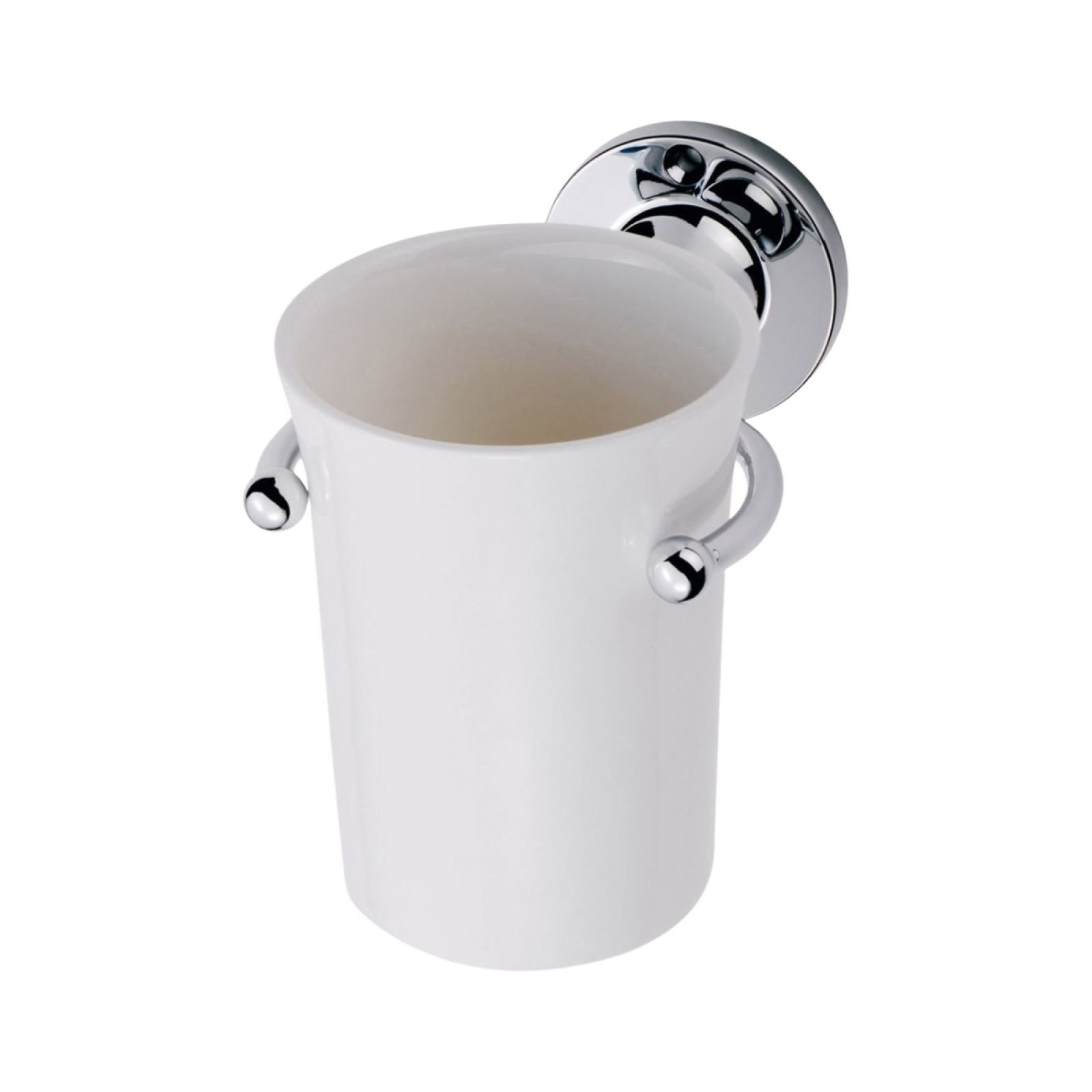 Edwardian Single Tumbler Holder With Bone China Bathroom Ve Bathroom Chrome Tumbler Holder Le12cp