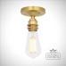 Ceiling Lamp Victorian Traditional Brass Mlcf109satbrs
