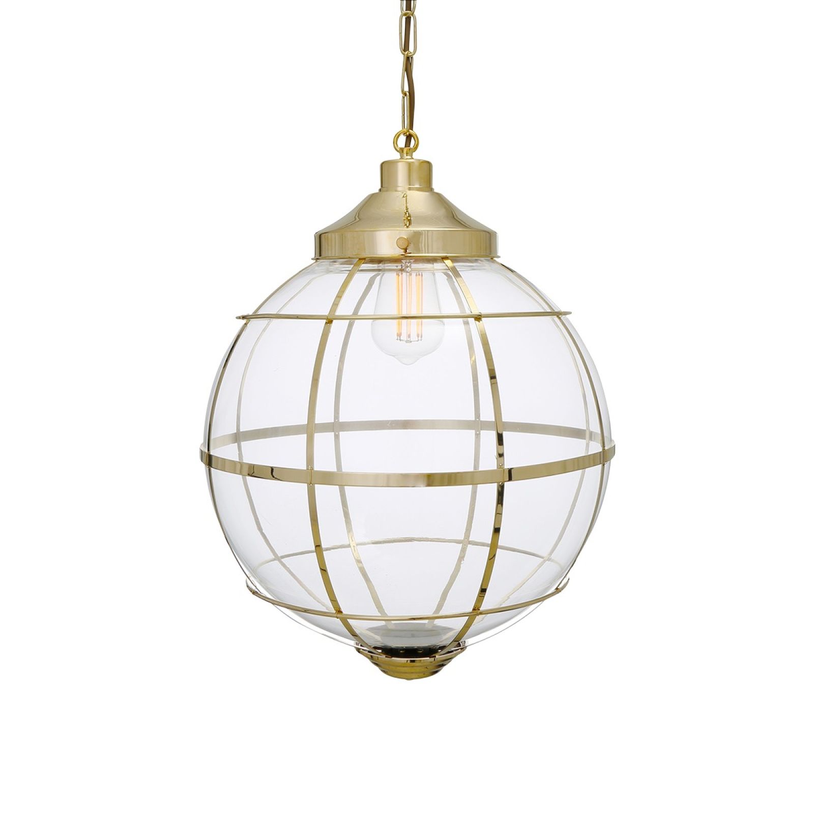 Henlow Glass Globe Pendant Light
