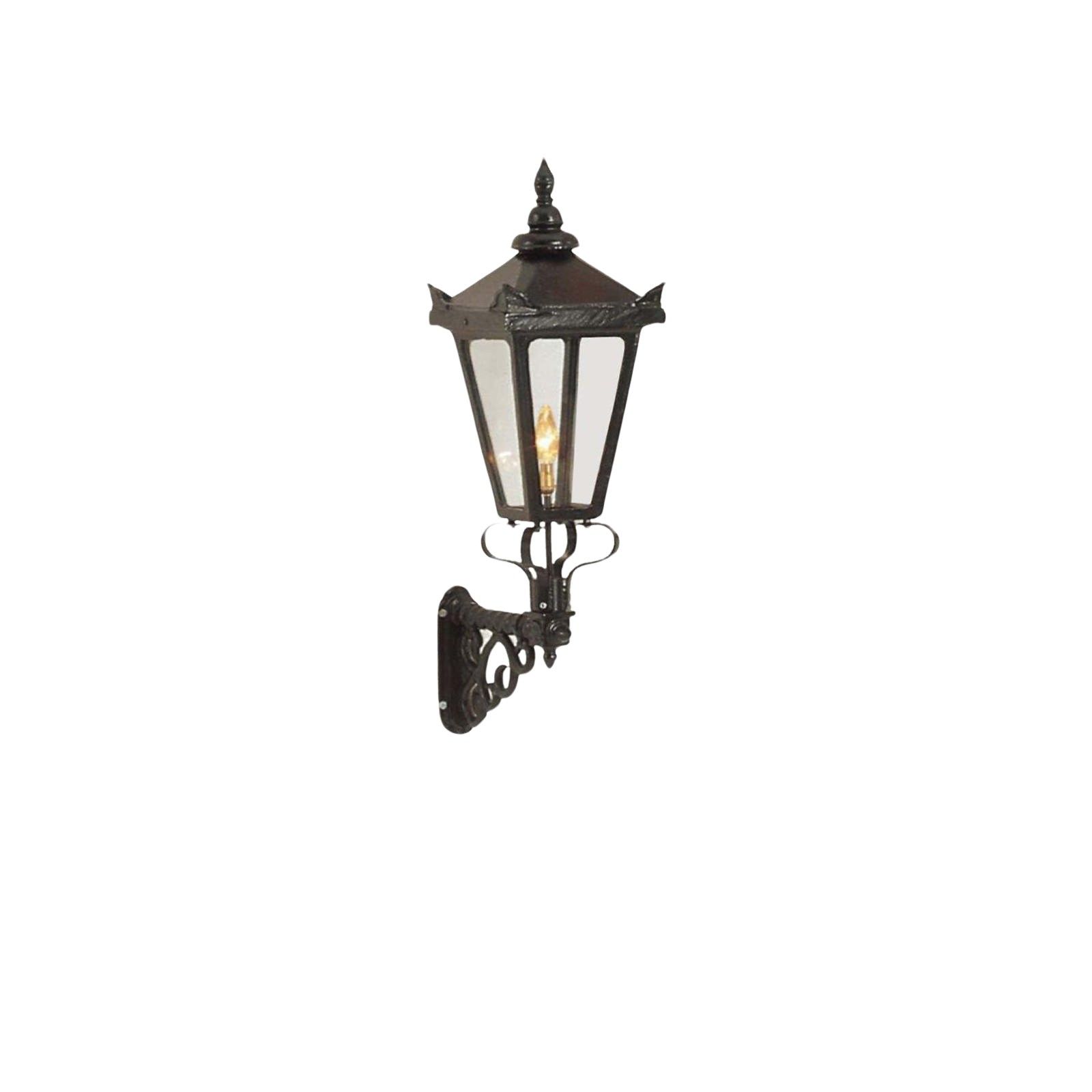 Medium square tamar wall lantern with cast bracket