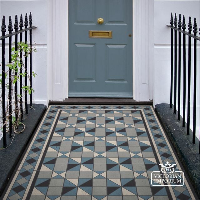 Victorian Mosaic Floor Tiles Insitu Tampere