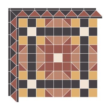 Victorian Mosaic Tile Nottingham Z Gs