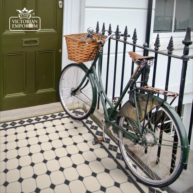 Victorian Mosaic Floor Tiles Insitu2 Octagon