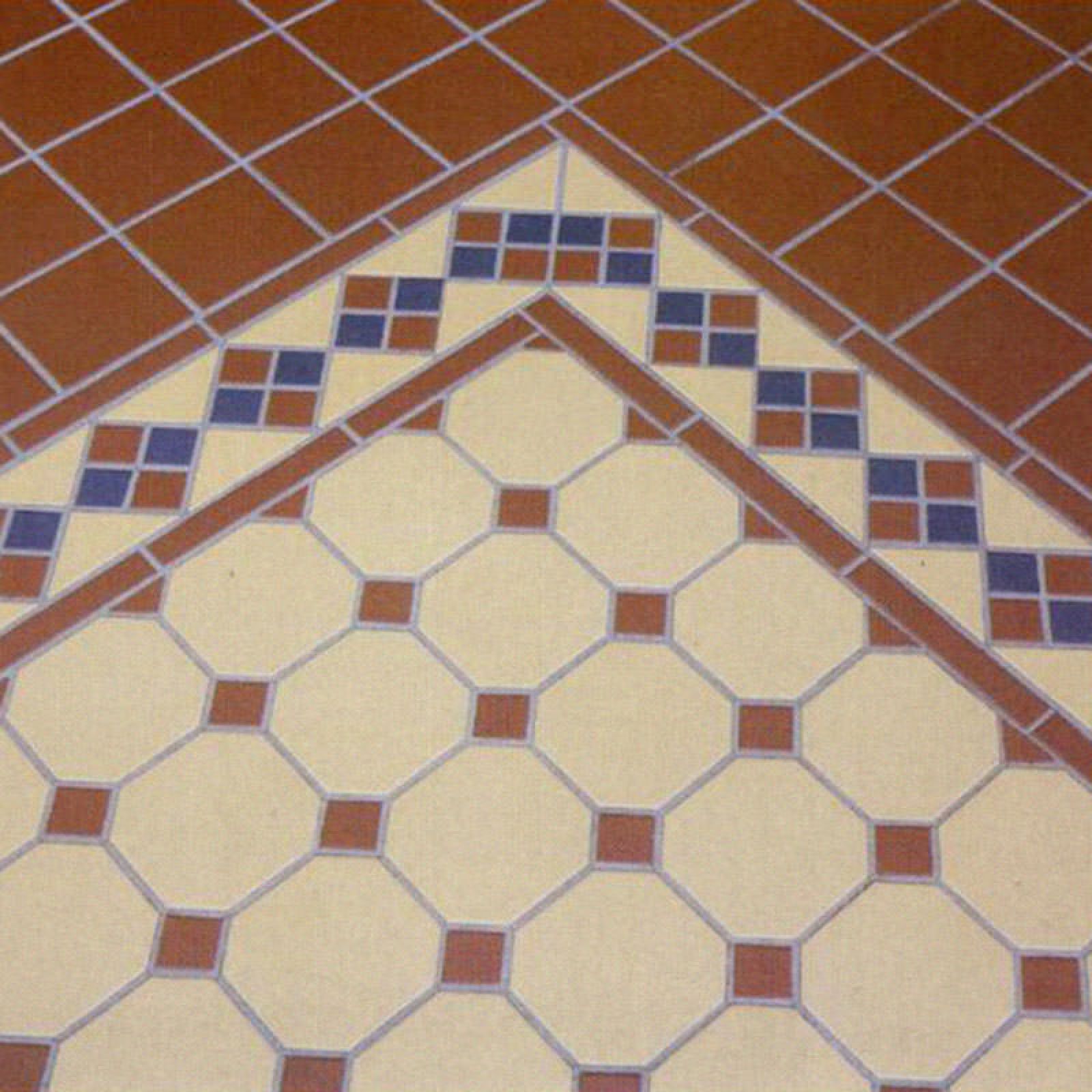 Malvern Victorian Mosaic Floor Tiles Centre Pattern 30x30cm sheets for indoor and outdoor use