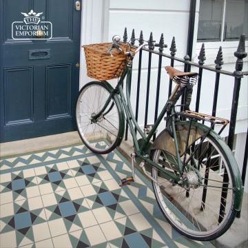 Victorian Mosaic Floor Tiles Insitu2 Richmond Green 