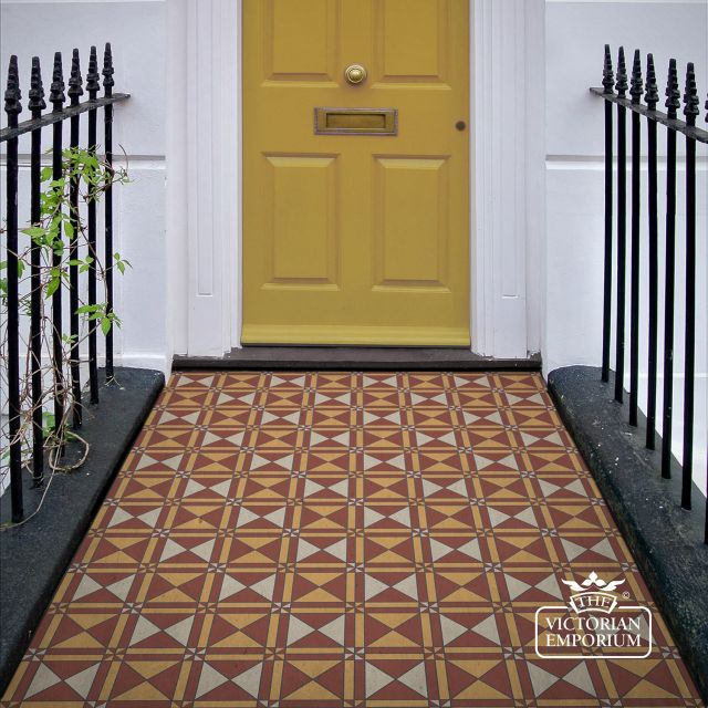 Victorian Mosaic Floor Tiles Insitu Bratislava