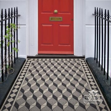 Victorian Mosaic Floor Tiles Insitu Cubic