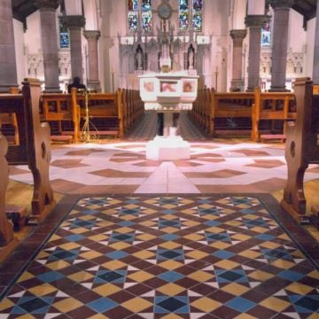 Victorian Mosaic Floor Tiles St Patric Church