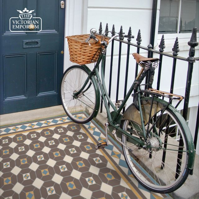 Victorian Mosaic Floor Tiles Insitu2 Kiev