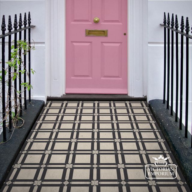 Victorian Mosaic Floor Tiles Insitu Madrid