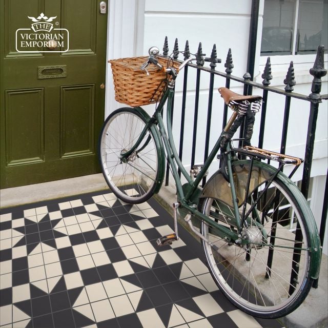 Victorian Mosaic Floor Tiles Insitu2 New York
