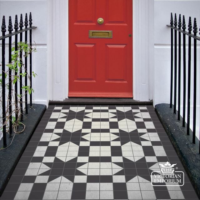 Victorian Mosaic Floor Tiles Insitu New York Copy