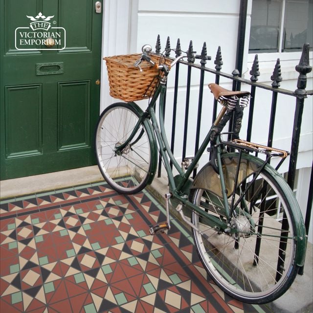 Victorian Mosaic Floor Tiles Insitu2 Nimes
