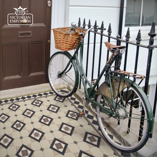 Victorian Mosaic Floor Tiles Insitu2 Odessa 1