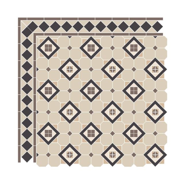 Victorian Mosaic Tile Odessa 1 Z Gs