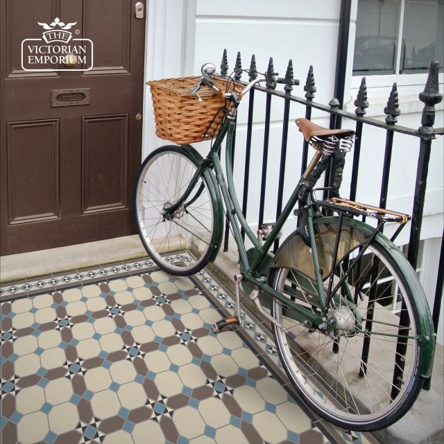 Victorian Mosaic Floor Tiles Insitu2 Paris