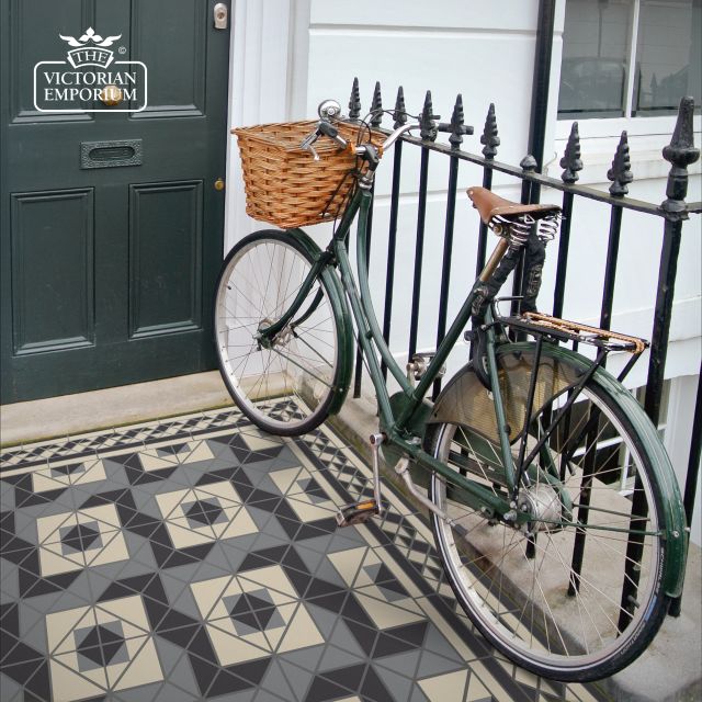 Victorian Mosaic Floor Tiles Insitu2 Rotterdam