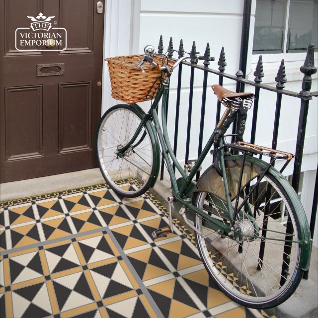 Victorian Mosaic Floor Tiles Insitu2 St Sepulchre 