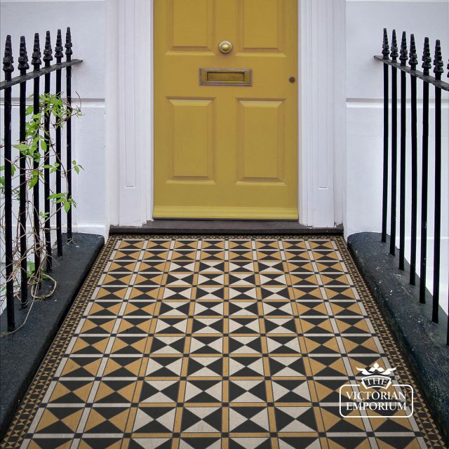 Victorian Mosaic Floor Tiles Insitu St Sepulchre