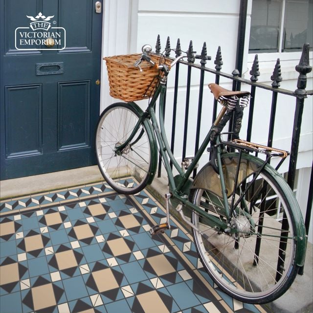 Victorian Mosaic Floor Tiles Insitu2 Swansea