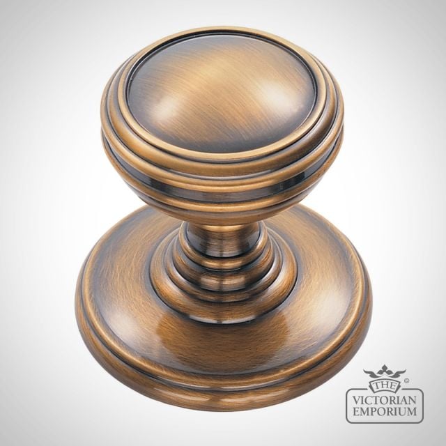Traditional 30mm Round Cupboard Knob In Florentine Bronze