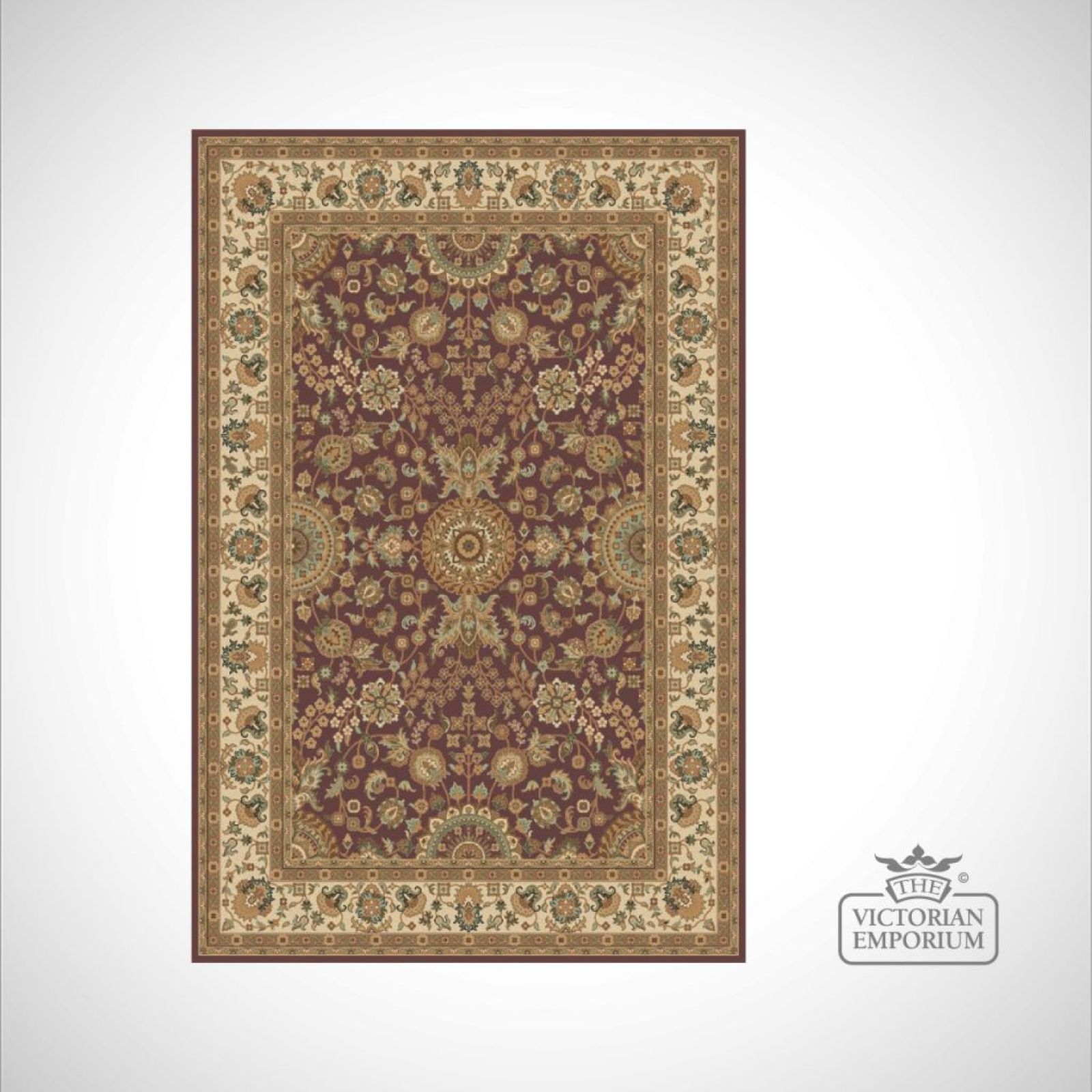 Victorian Rug - style KM4149 in Ruby