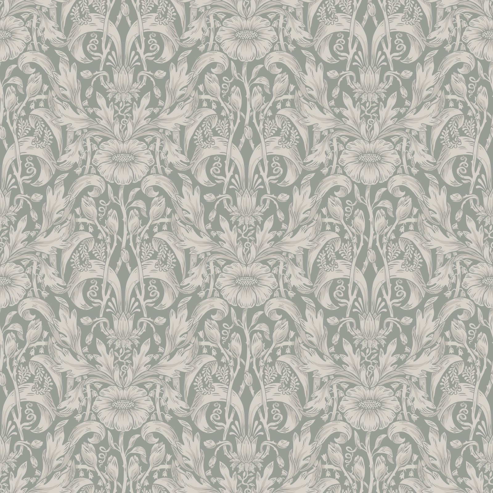 Emil wallpaper in a choice of 3 soft colourways