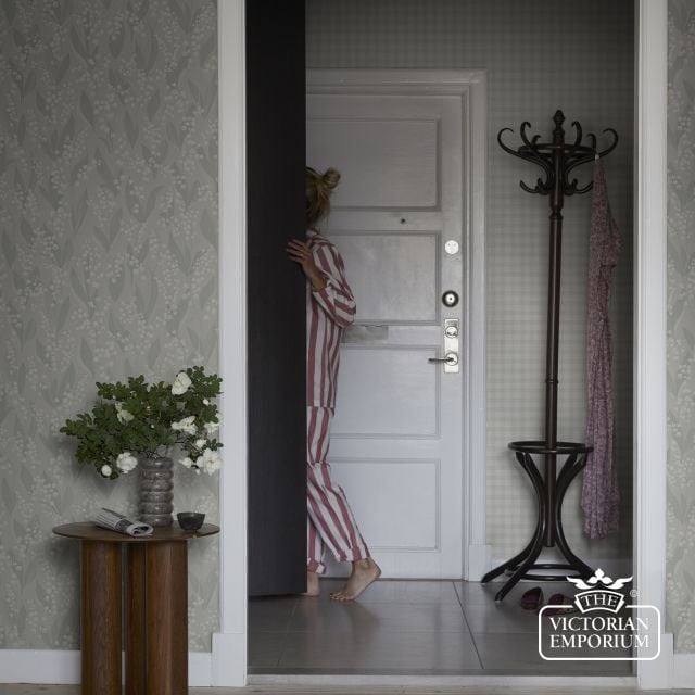 Lily Of The Valley Wallpaper In A Choice Of 3 Colourways Liljekonvalj Sage Green 479 38 2 Herman