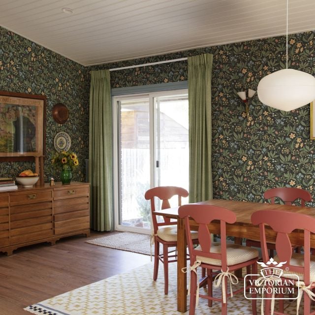 S10161 Huset I Solen Charcoal Sandberg Wallpaper Image2