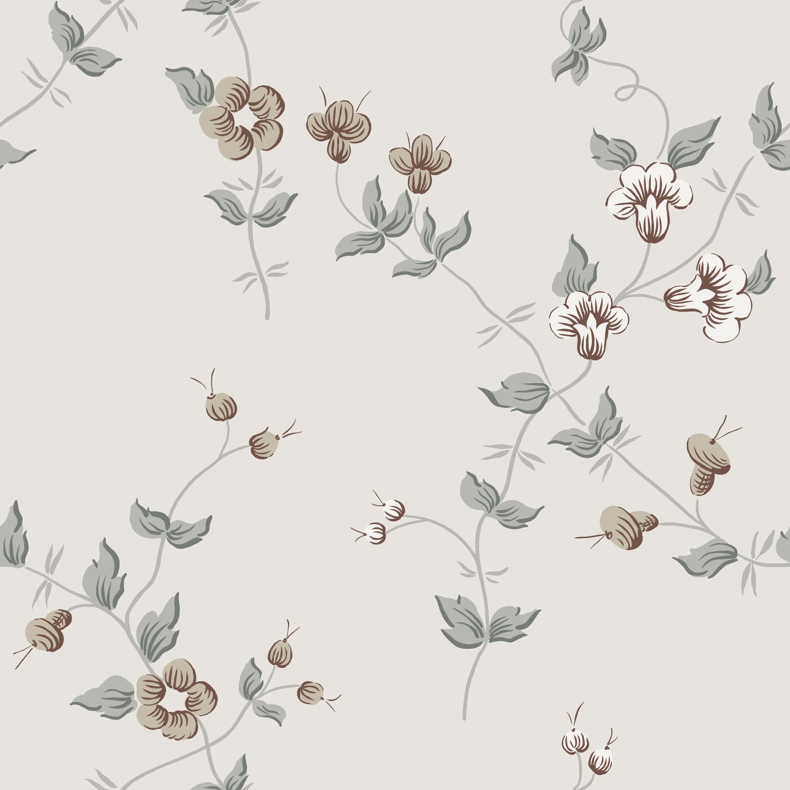 Maria wallpaper in a choice of 3 colourways