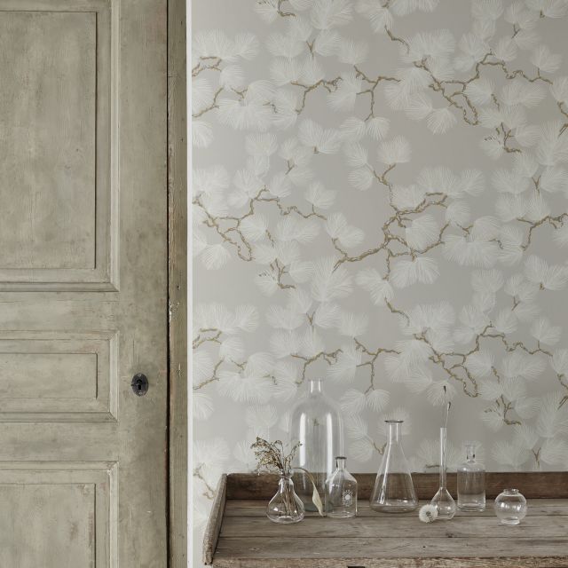 Pine wallpaper in a choice of 3 colourways