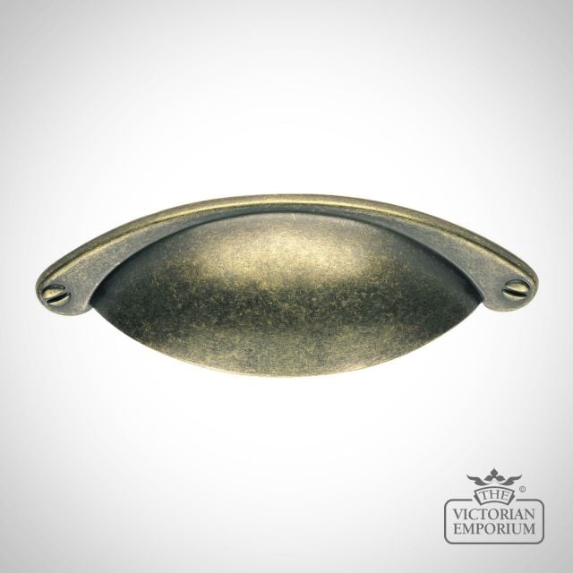 Traditional cupboard drawer front pull