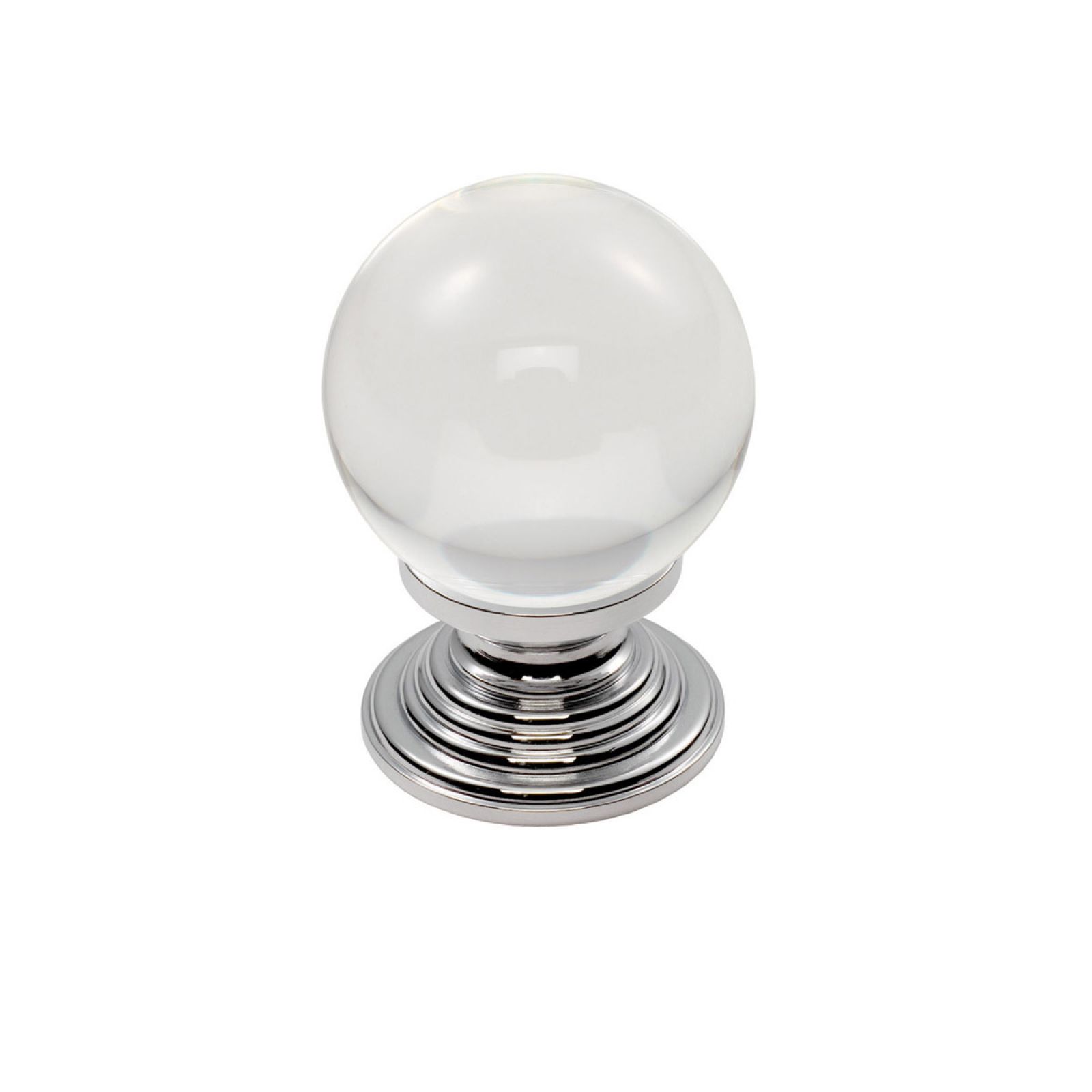Crystal ball cupboard knob - 27mm or 34mm