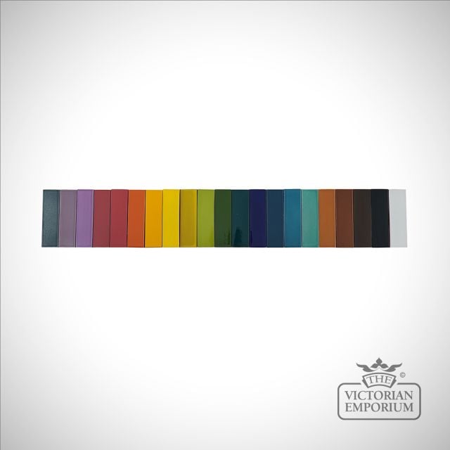 Glazed brick slip in various colours