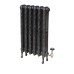 Knightsbridge Electric Radiator 580mm high knightsbridge 750 in antiqued pewter effect  medium